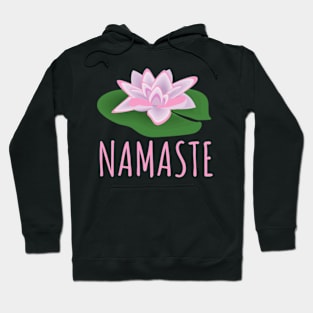 Namaste, lotus, yoga, meditate Hoodie